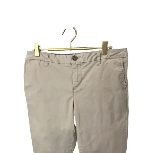 Tommy Hilfiger Tan Stretch Chino Pants Cotton Blend Sz 8 EUC - Picture 3 of 8